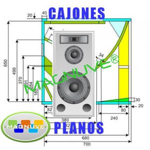 Planos Cajones, Minitecas, Cerwin, Vega, Turbo, Sound y Rcf