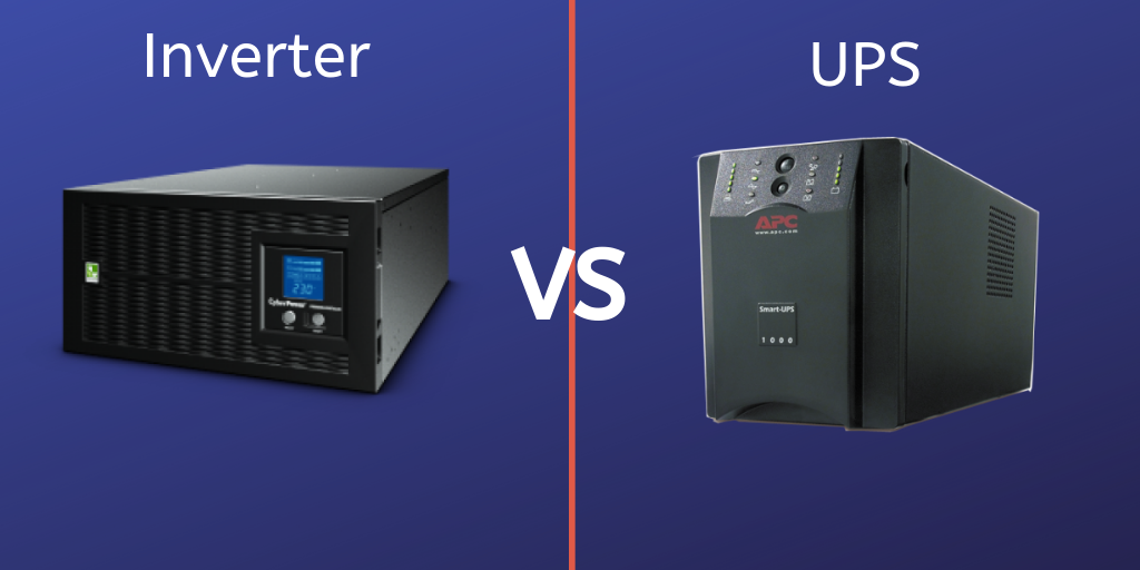 Cual es la diferencia entre Inversor y UPS