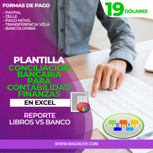 Plantilla Conciliación Bancaria Para Contabilidad Y Finanzas En Excel