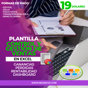 Plantilla Control Y Gestión De Ventas En Excel