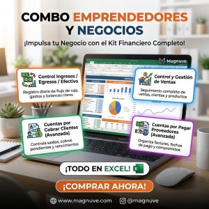 Combo Emprendedores y Negocios: El Kit Financiero Definitivo en Excel